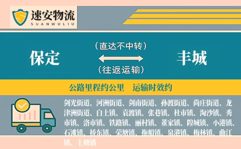 保定到丰城货运公司
