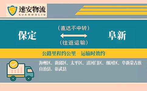 保定到阜新货运公司