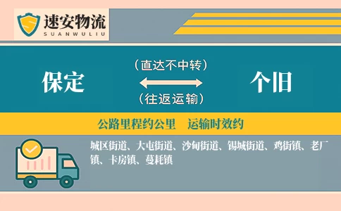 保定到个旧货运公司
