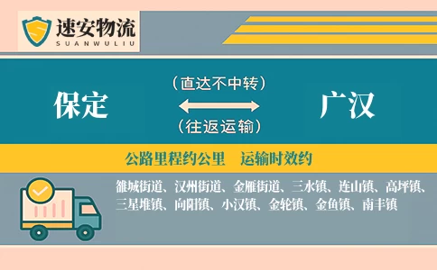 保定到广汉货运公司