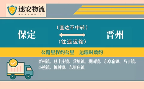 保定到晋州货运公司