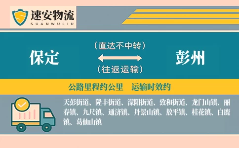 保定到彭州货运公司