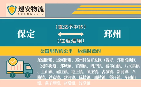 保定到邳州货运公司
