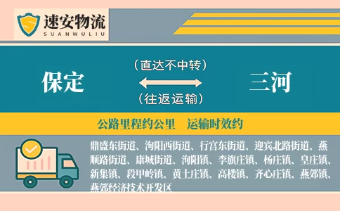 保定到三河货运公司