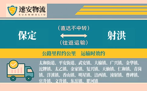 保定到射洪货运公司