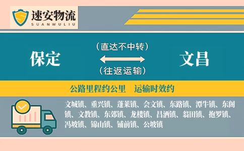 保定到文昌货运公司