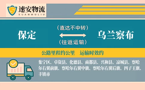 保定到乌兰察布货运公司