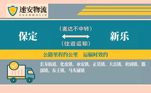保定到新乐货运公司