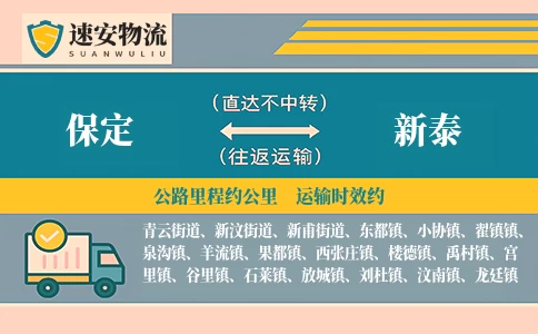 保定到新泰货运公司