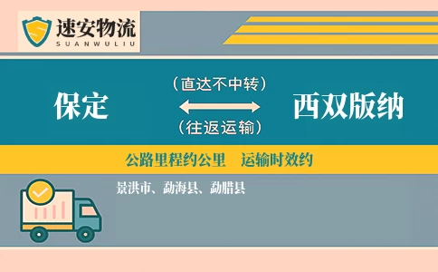 保定到西双版纳货运公司