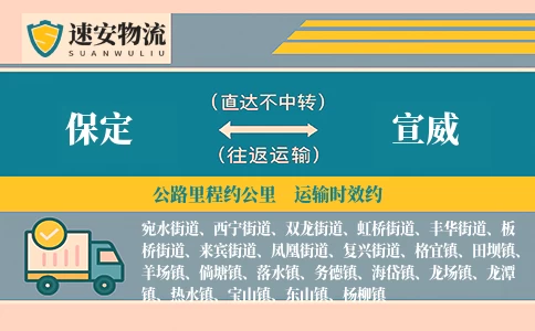 保定到宣威货运公司