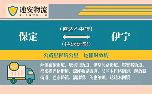 保定到伊宁货运公司
