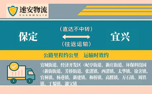 保定到宜兴货运公司