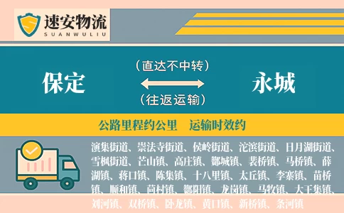 保定到永城货运公司