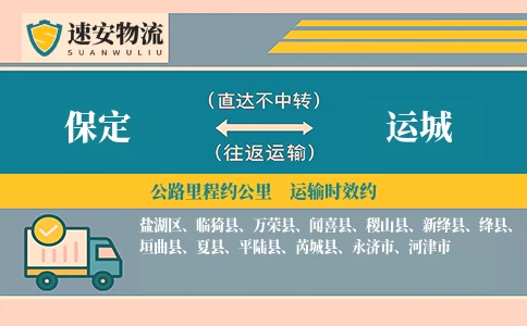 保定到运城货运公司