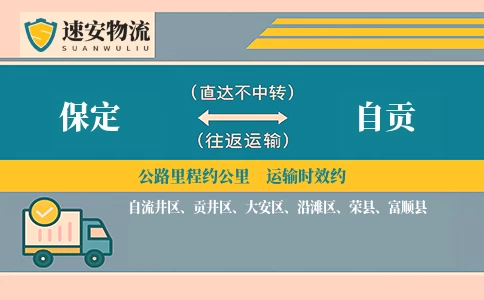 保定到自贡货运公司
