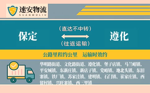 保定到遵化货运公司