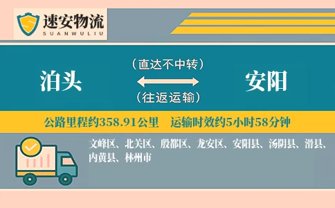 泊头到安阳货运公司