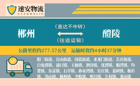 郴州到醴陵货运公司