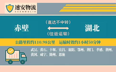 赤壁到湖北货运公司