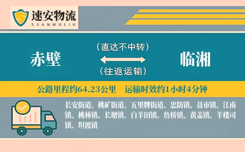 赤壁到临湘货运公司