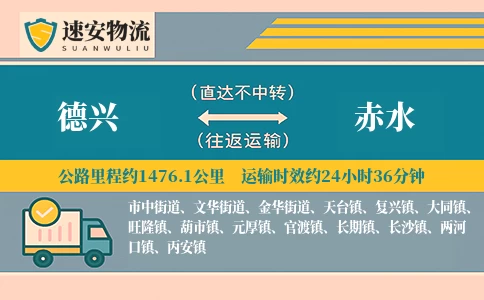 德兴到赤水货运公司
