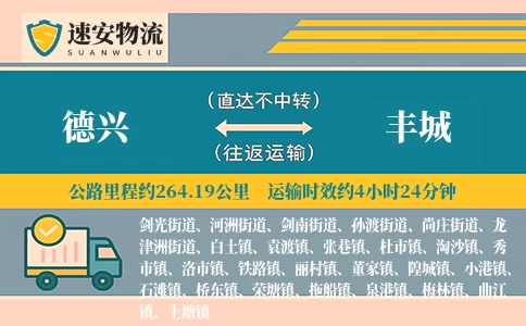 德兴到丰城货运公司