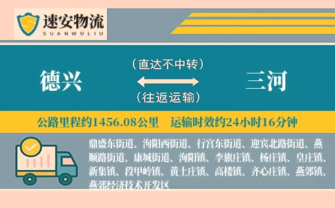 德兴到三河货运公司