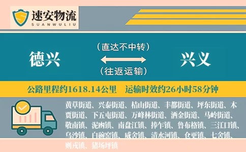 德兴到兴义货运公司
