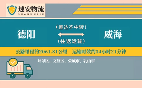 德阳到威海货运公司