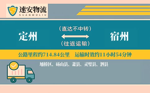 定州到宿州货运公司