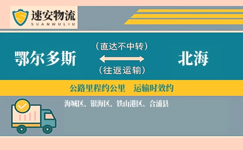 鄂尔多斯到北海货运公司