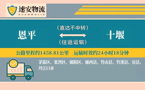 恩平到十堰货运公司