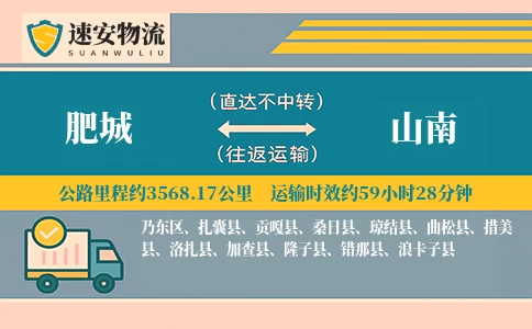 肥城到山南货运公司