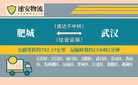 肥城到武汉货运公司