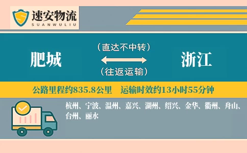 肥城到浙江货运公司