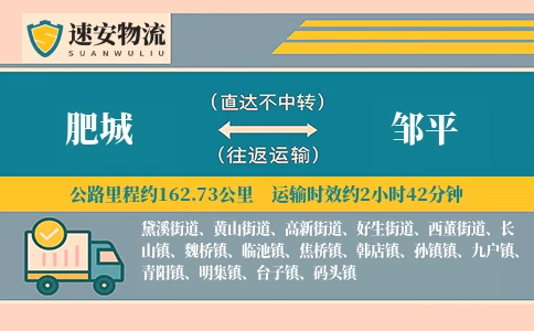 肥城到邹平货运公司