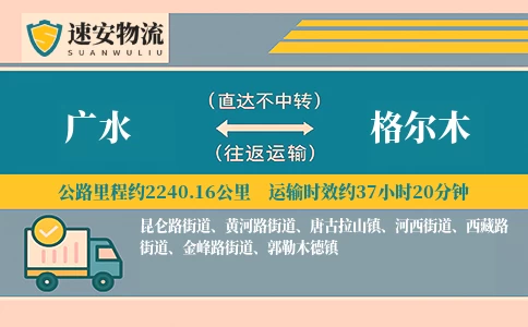 广水到格尔木货运公司