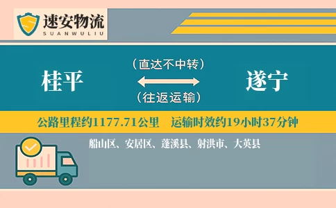 桂平到遂宁货运公司