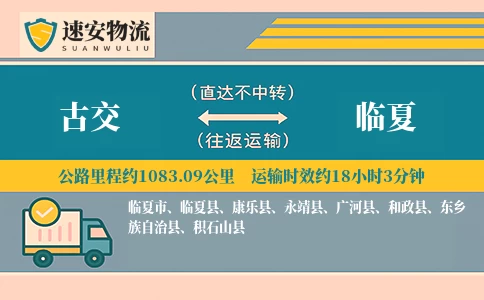 古交到临夏货运公司