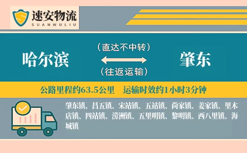 哈尔滨到肇东货运公司
