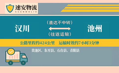 汉川到池州货运公司