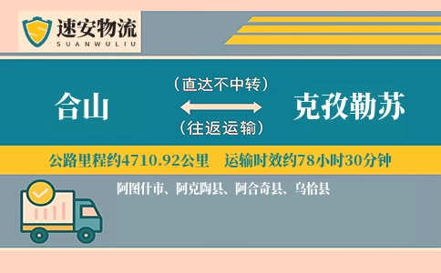 合山到克孜勒苏货运公司