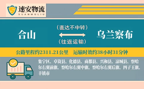 合山到乌兰察布货运公司