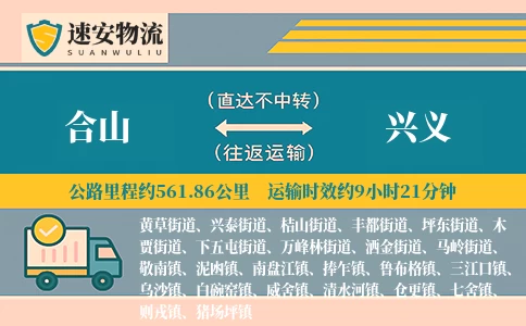 合山到兴义货运公司