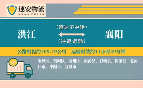 洪江到襄阳货运公司