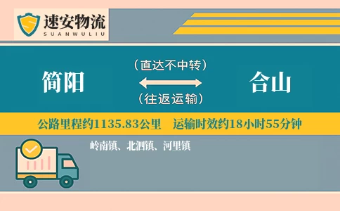 简阳到合山货运公司