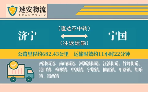 济宁到宁国货运公司