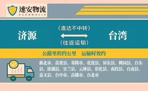 济源到台湾货运公司