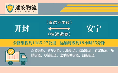 开封到安宁货运公司